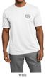 Mens Yoga Shirt OM Heart Pocket Print Moisture Wicking Tee T-Shirt