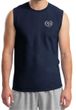 Mens Yoga Shirt OM Heart Pocket Print Muscle Tee T-Shirt