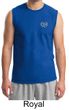 Mens Yoga Shirt OM Heart Pocket Print Muscle Tee T-Shirt