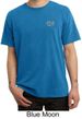 Mens Yoga Shirt OM Heart Pocket Print Pigment Dyed Tee T-Shirt