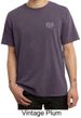 Mens Yoga Shirt OM Heart Pocket Print Pigment Dyed Tee T-Shirt