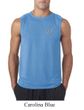 Mens Yoga Shirt OM Heart Pocket Print Sleeveless Tee T-Shirt