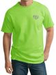 Mens Yoga Shirt OM Heart Pocket Print Tall Tee T-Shirt