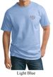 Mens Yoga Shirt OM Heart Pocket Print Tall Tee T-Shirt