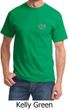 Mens Yoga Shirt OM Heart Pocket Print Tee T-Shirt