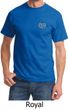 Mens Yoga Shirt OM Heart Pocket Print Tee T-Shirt