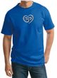 Mens Yoga Shirt OM Heart Tall Tee T-Shirt