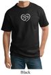 Mens Yoga Shirt OM Heart Tall Tee T-Shirt