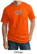 Mens Yoga Shirt OM Heart Tall Tee T-Shirt