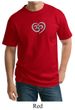 Mens Yoga Shirt OM Heart Tall Tee T-Shirt