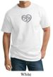 Mens Yoga Shirt OM Heart Tall Tee T-Shirt