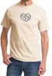 Mens Yoga Shirt OM Heart Tee T-Shirt