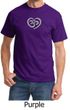 Mens Yoga Shirt OM Heart Tee T-Shirt