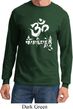 Mens Yoga Shirt OM Mani Padme Hum Long Sleeve Tee T-Shirt