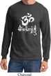 Mens Yoga Shirt OM Mani Padme Hum Long Sleeve Tee T-Shirt