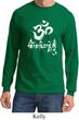Mens Yoga Shirt OM Mani Padme Hum Long Sleeve Tee T-Shirt