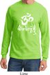 Mens Yoga Shirt OM Mani Padme Hum Long Sleeve Tee T-Shirt
