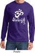 Mens Yoga Shirt OM Mani Padme Hum Long Sleeve Tee T-Shirt