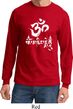 Mens Yoga Shirt OM Mani Padme Hum Long Sleeve Tee T-Shirt