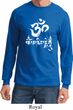 Mens Yoga Shirt OM Mani Padme Hum Long Sleeve Tee T-Shirt
