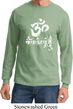 Mens Yoga Shirt OM Mani Padme Hum Long Sleeve Tee T-Shirt