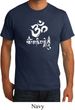 Mens Yoga Shirt OM Mani Padme Hum Organic Tee T-Shirt