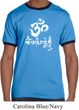 Mens Yoga Shirt OM Mani Padme Hum Ringer Tee T-Shirt