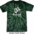 Mens Yoga Shirt OM Mani Padme Hum Spider Tie Dye Tee T-shirt