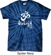 Mens Yoga Shirt OM Mani Padme Hum Spider Tie Dye Tee T-shirt