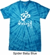 Mens Yoga Shirt OM Mani Padme Hum Spider Tie Dye Tee T-shirt