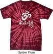 Mens Yoga Shirt OM Mani Padme Hum Spider Tie Dye Tee T-shirt
