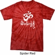 Mens Yoga Shirt OM Mani Padme Hum Spider Tie Dye Tee T-shirt