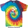 Mens Yoga Shirt OM Mani Padme Hum Tie Dye Tee T-shirt