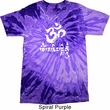 Mens Yoga Shirt OM Mani Padme Hum Tie Dye Tee T-shirt