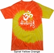 Mens Yoga Shirt OM Mani Padme Hum Tie Dye Tee T-shirt