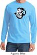 Mens Yoga Shirt Om Mashup Long Sleeve Tee T-Shirt