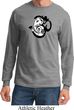 Mens Yoga Shirt Om Mashup Long Sleeve Tee T-Shirt