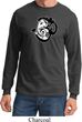 Mens Yoga Shirt Om Mashup Long Sleeve Tee T-Shirt
