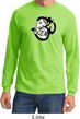 Mens Yoga Shirt Om Mashup Long Sleeve Tee T-Shirt