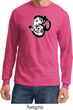 Mens Yoga Shirt Om Mashup Long Sleeve Tee T-Shirt