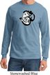 Mens Yoga Shirt Om Mashup Long Sleeve Tee T-Shirt