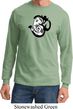 Mens Yoga Shirt Om Mashup Long Sleeve Tee T-Shirt