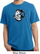 Mens Yoga Shirt Om Mashup Pigment Dyed Tee T-Shirt