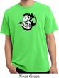 Mens Yoga Shirt Om Mashup Pigment Dyed Tee T-Shirt
