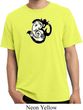 Mens Yoga Shirt Om Mashup Pigment Dyed Tee T-Shirt
