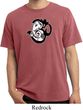Mens Yoga Shirt Om Mashup Pigment Dyed Tee T-Shirt