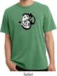 Mens Yoga Shirt Om Mashup Pigment Dyed Tee T-Shirt