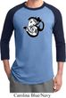 Mens Yoga Shirt Om Mashup Raglan Tee T-Shirt