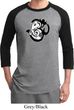 Mens Yoga Shirt Om Mashup Raglan Tee T-Shirt