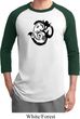 Mens Yoga Shirt Om Mashup Raglan Tee T-Shirt